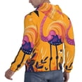 thumbnail image 6 of Goofa Vibrant Flamingo Illustration for Men's Hooded Sweatshirt - Lightweight Pullover Hoodie with Kangaroo Pocket, Perfect for Everyday Wear-Large, 6 of 7