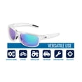 thumbnail image 3 of Gafas de seguridad Bullhead Safety Pompano con espejo verde antivaho, 3 of 5