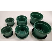 KUF Set of 6 HG with Saucer Qty 2 7 inch, Qty 2 9 inch, Qty 2 11 inch Copy