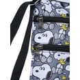 thumbnail image 5 of Women's Snoopy Passport Bag Travel Crossbody Purse Woodstock Passport Bag Gray, 5 of 8