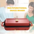thumbnail image 6 of Multifunctional Electric Griddle with 3 Interchangeable Nonstick Pans for Takoyaki Pancakes and Steak, 6 of 6