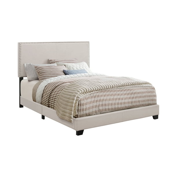 Boyd Twin Upholstered Bed With Nailhead, Embrace Bed Frame Twin