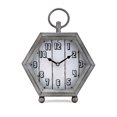 thumbnail image 2 of Hawkins Galvanized Clock, 2 of 3