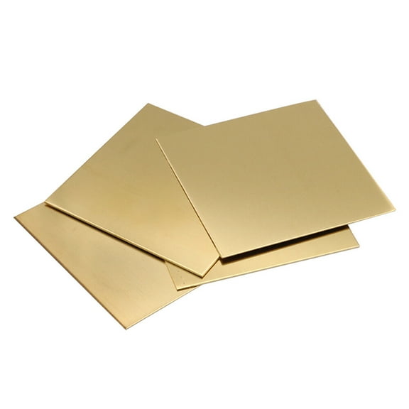 Brass Sheet DIY Metal Plate 0.5/0.8/1/1.2/1.5/2/2.5/3/4/5mm Thick Various Sizes