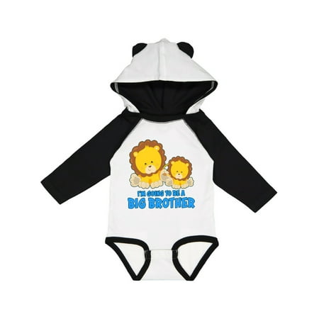 

Inktastic I m Going to Be a Big Brother with Lions Gift Baby Boy Long Sleeve Bodysuit
