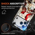 thumbnail image 5 of Magnetic Case for iPhone 17 Air, Compatible with Magsafe Hybrid Heavy Duty 2 in 1 Full Body Rugged Shockproof Protection Glossy Case for iPhone 17 Air Red Bird Stained Glass, 5 of 7