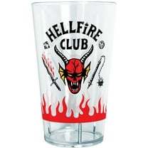 Netflix Stranger Things Hellfire Club Swords Tritan Drinking Cup Clear 24 oz.