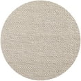 thumbnail image 1 of Ahgly Company Machine Washable Indoor Round Industrial Modern Antique White Beige Area Rugs, 7' Round, 1 of 7