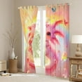 thumbnail image 3 of Castle Fairy Axolotl Blackout Curtains Set of 2 (52x84 Each),Salamander Window Curtains, 3 of 6