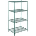 thumbnail image 3 of Global Industrial 24367G 36 x 24 x 74 in. Nexel Poly-Z-Brite Wire Shelving, Green, 3 of 4