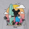 thumbnail image 3 of Disney - Mickey & Friends - Mickey Surfing After Sunset - Juniors Cropped Cotton Blend T-Shirt, 3 of 5