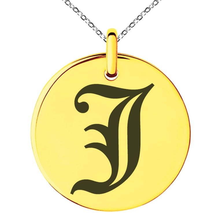 Old english j pendant discount
