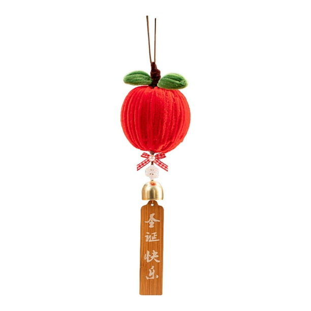 Kit de adornos navideños para hacer tú mismo, decoración colgante navideña, accesorio para fotos, suministros para manualidades de manzana Estilo A