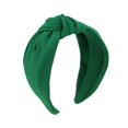 thumbnail image 1 of wonima11 Green Knotted Wide Headbands for Women Head Band for Women's Hair Thick Top Knot Headbands diademas para mujer de moda Hair Accessories for Women Girls, 1 of 1
