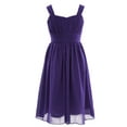 thumbnail image 2 of iiniim Kids Girls Chiffon Sleeveless Pleated Chiffon Dress Princess Birthday Party Formal 4-16, 2 of 7