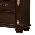 thumbnail image 2 of 66.75 Inches 11 Drawer Dresser with Carved Details Brown, 2 of 6