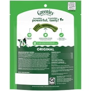 Greenies Original Flavor Adult Natural Dental Dog Treats Large Size, 6 oz Pack (4 Count)