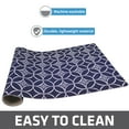 thumbnail image 3 of Drymate Pet Bowl Placemat, Dog & Cat Food Feeding Mat - Absorbent Fabric, Waterproof Backing, Slip-Resistant - Machine Washable/Durable (12” x 20”) (Indigo Blue)), 3 of 6