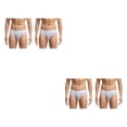 thumbnail image 4 of Jumpingount 2x Calzoncillos de ropa interior para hombre cómodos súper elásticos suaves para diario Calzoncillos de ropa interior para Type4 NO4, 4 of 6