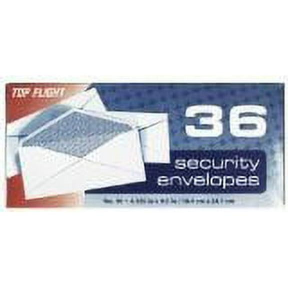 Top Flight Security Envelope #10 Size (Pack of 3)