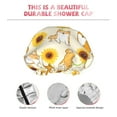 thumbnail image 5 of Balery Shiba Inu Dog And Sunflower Shower Caps, Double Layer Waterproof Shower Cap, Double Layers Reusable Shower Cap With Soft Comfortable For Long Thick Hair Soft Bath Shower Hair Caps, 5 of 9