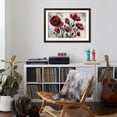 thumbnail image 4 of Art.com Floral Simplicity Art Print by Silvia Vassileva, Brown Frame Wall Art, 44" x 32", 4 of 5