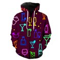 thumbnail image 1 of Sudadera con capucha y cremallera para hombre, estilo urbano, estilo Harajuku, unisex, informal, con estampado 3D, estilo hip hop, 1 of 6