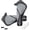 Comfort Big Areav (Black gray), variant on Bicycle Grip|with Anti-Slip Locking Ring|Suitable for Most Bicycles|Comfortable Ergonomic|MTB BMX Road Mountain Bike|Wide Palm Design and Soft Gel