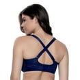 thumbnail image 4 of Paramour by Felina | Jessamine Side Smoothing Contour Bra (Ocean, 36DDD), 4 of 4