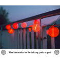 thumbnail image 4 of Luces de cadena de linterna con juego de luces de tierra colgantes de linterna 10/20, con pilas, decoración de patio al aire libre, 4 of 5