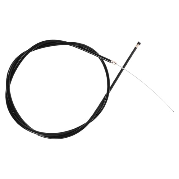 KALLORY Wheelchair Brake Cable Black Rubber Steel Replacement for Effortless Parking