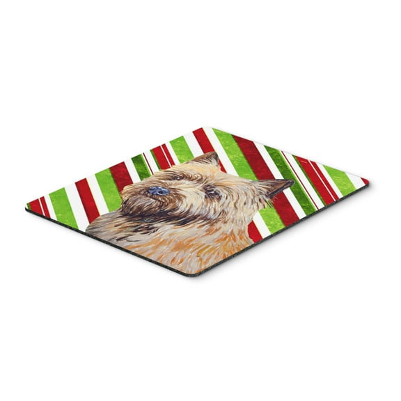 Carolines Treasures LH9230MP "Cairn Terrier Candy Cane Holiday Christmas Mouse Pad Hot Pad or Trivet" Large multicolor