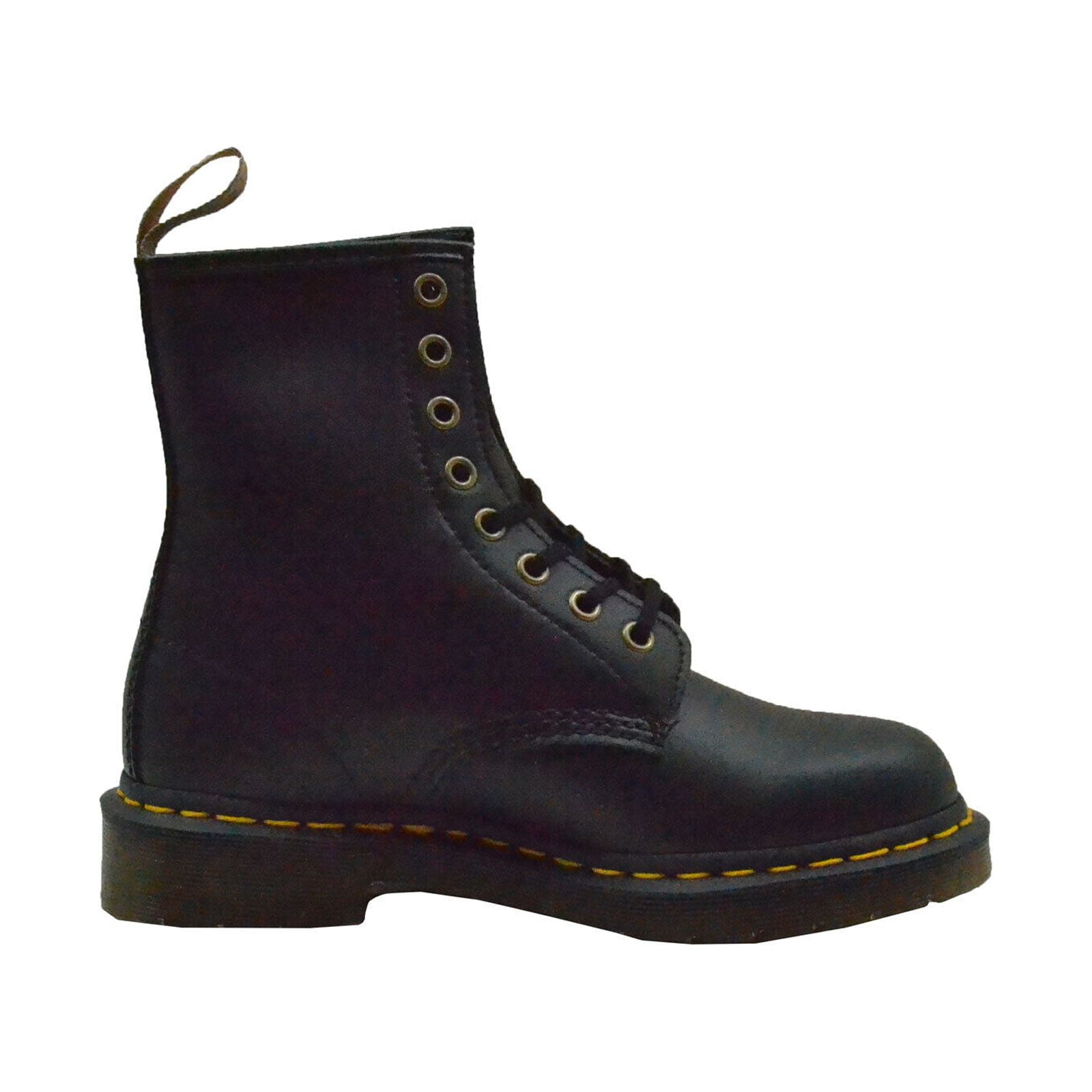 Dr. Martens Men's Vegan 1460 8-Eye Black Ankle-High Leather Boot