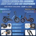 thumbnail image 5 of W WALLKE H7 Ultra 4000W Ebike, 37MPH Electric Bike, 48V 55Ah Portable Power Station Battery, Torque Sensor, 20" Puncture-Proof Fat Tire, 5 of 10