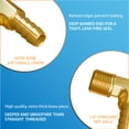 thumbnail image 4 of Hose Barb to Macho NPT Codo de 90 grados de 3/8 a 1/4 pulgadas, 4 of 8