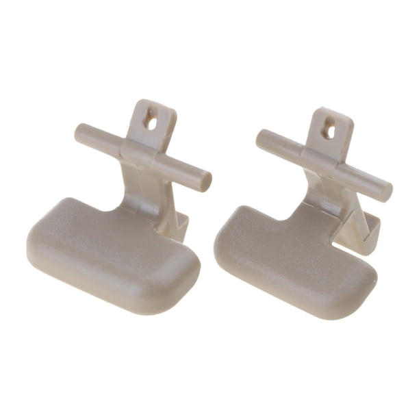 2 piezas de clip para reposabrazos de coche, clip para reposabrazos, reemplaza el pestillo superior del reposabrazos central. Beige