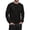 01-Black, variant on Iceglad Men's Corduroy Crewneck Sweatshirt - Long Sleeve Casual Textured Pullover with Chest Pocket & Rib-Knit Cuffs