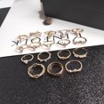 thumbnail image 4 of Fashion Geometric Knuckle Rings set For Women Crystal Gold color Finger Ring Boho Ladies wedding Jewelry Gift, 4 of 6