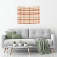 thumbnail image 5 of Hirioo Minimalist plaid Print Tapestry Lightweight Fabric for Bedroom Aesthetic Home Wall Dorm Décor Living Room Decor 29x37 Inch, 5 of 8