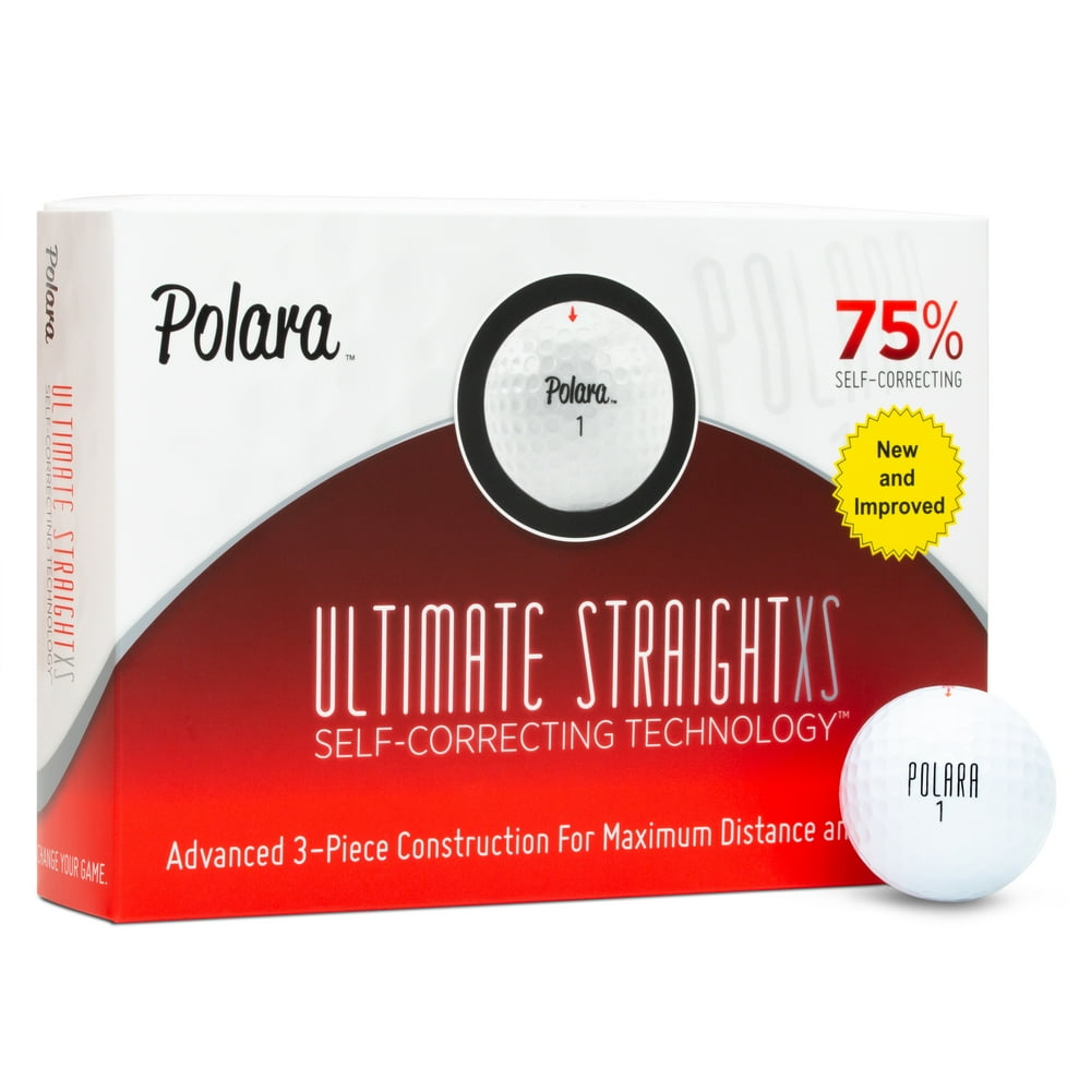 Polara Ultimate Straight XS 3Piece Golf Balls Pack of 12