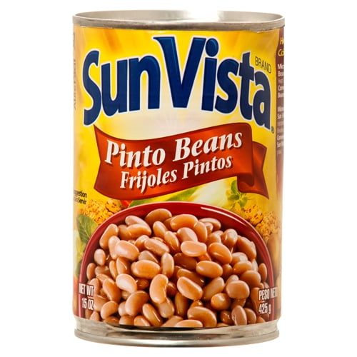 New 313798 Sun Vista Pinto Beans 15 Oz (12Pack) Beans Cheap Wholesale
