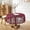 Burgundy, variant on Luxury White Gothic Lace Tablecloth 36 Round. SHA TC 36 ROU WHITE