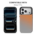 thumbnail image 5 of Orange Gray Gradient Leather Wallet Case for iPhone 15 Pro Max Wallet Case Card Holder Flip, 5 of 8