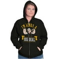 thumbnail image 4 of I'm Kinda Kind of a Big Deal Popeye Zip Up Hoodie Men's Women's Brisco Brands S, 4 of 6