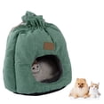 thumbnail image 3 of Casa de Gato de Algodón, Saco de Dormir de Gato multipósito Caliente impermeable para dormir para descransar, 3 of 7