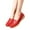Red, variant on Kayannuo Fall Womens Shoes Loafers Women Shoes Women's Casual Single Shoe Cowhide Peas Mom Shoes Cowhide Soled Hollow Sloping Heel Shoes