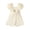 White, variant on Coerni Baby Toddler Girls Clothes Short Sleeve Romper Summer Bodysuits Girls Cute Jumpsuit with Belt 6 9 12 18 24 Months