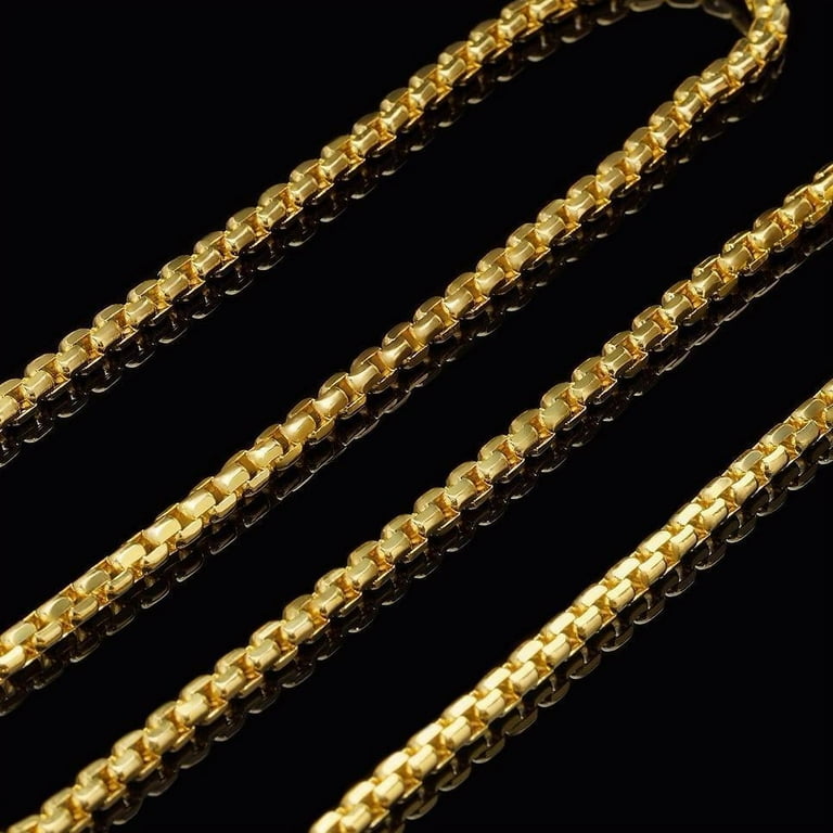 Box link hotsell gold chain