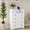 White, variant on Luku Tall 4 Drawer Wood Dresser with LED Light & USB Charging, Modern Vertical Chest for Bedroom, Closet, Entryway, Nursery, Living Room