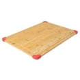 thumbnail image 6 of Farberware 15-inch by 21-inch Bamboo Wood Cutting Board with Red Non-slip Corners, 6 of 8